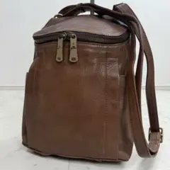 ダンゲンテン dangenten ゴートヌメ ショルダーバッグ レザー 本革 茶
