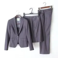 49【極美品】組曲 クミキョク パンツ＆スカート セットアップスーツ 上2 下1