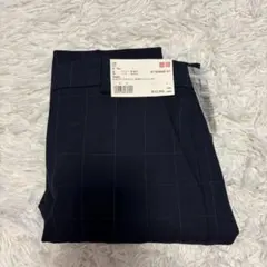 【新品タグ付】UNIQLO EZYアンクルパンツ 2WAYストレッチ ネイビー
