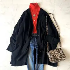 ポンチョカーディガン