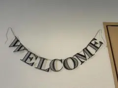 『WELCOME』 レターバナー　ガーランド