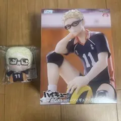 ハイキュー　月島蛍　フィギュア＆ちょぴぬいぷち