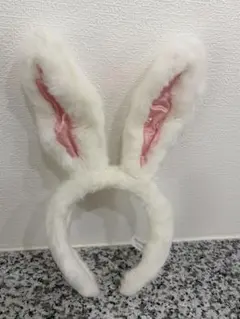 【美品】東京ディズニーリゾート ウサギ耳カチューシャ