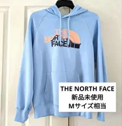 レア THE NORTH FACE 水色 フード付きパーカー レディースM相当