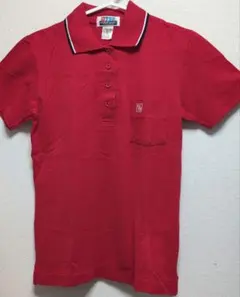 ＴＳＰ レッド卓球用 ポロシャツ女子 L 　半袖