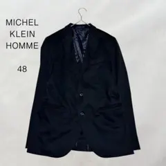 ミッシェルクランオム テーラードジャケット ビジネス カジュアル 黒 L