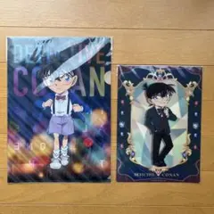名探偵コナン ホログラムファイルと下敷きセット