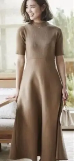 seventen バックボタン撥水ワンピース(ネイビー) S | Mercari