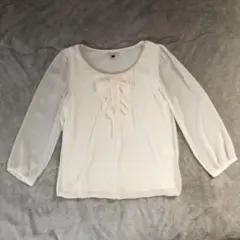 プロポーション ボディドレッシング　白　ブラウス　カットソー