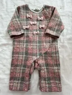 BeBe 秋冬　女の子ロンパース 70cm