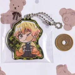 鬼滅の刃 我妻善逸 ぴたでふぉめ アクリルキーホルダー