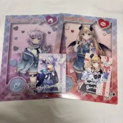 【2枚セット】ホロライブ クリアポスター 癒月ちょこ 猫又おかゆ　カード付き