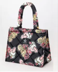 【新品】ヒステリックミニ トートバッグ キルティングトートバッグ ブラック