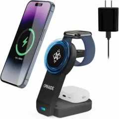 ワイヤレス充電器 3in1 Mag-Safe式 アップルウォッチ充電器