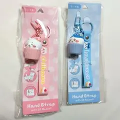 ちいかわ　ハチワレ　ハンドストラップ　３Ｄマスコット　２点セット