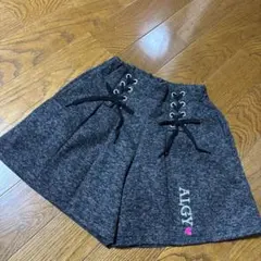 値下げ　美品　ALGY ツィード　グレー キュロット 150