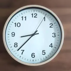 掛時計 シンプルデザイン 白黒(25×25)