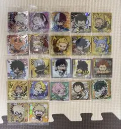 ヒロアカ ウエハース シール まとめ売りセット 爆豪/轟/デク/お茶子 他