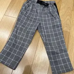 PETIT MAIN チェック柄ロングパンツ