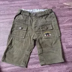 DOUBLE.B 半ズボン 100サイズ オリーブ