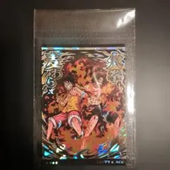 未開封　ONEPIECEウエハースカード ルフィ＆エース シークレット ワンピース ウエハースカード ルフィ エース 未開封 シークレット