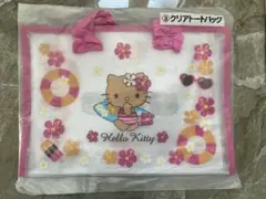 日焼けハローキティ クリアトートバッグ