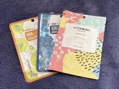 【未使用新品】フェイスパックマスク3枚/mitomo他