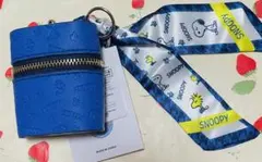 スヌーピー　スカーフ付チャームポーチ