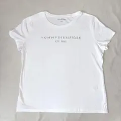 TOMMYHILFIGER 白Tシャツ Lサイズ