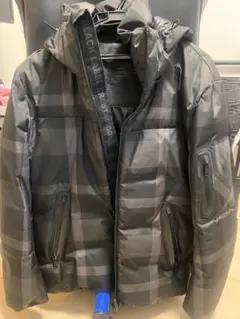 usedBLACK labトーナルチェックストームダウンL黒