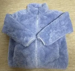 フリースジャケット ライトブルー 110