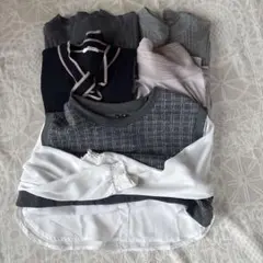 5点セットまとめ売り多色トップス長袖フリーサイズ