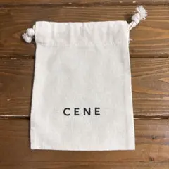 CENE 巾着 ポーチ コットン