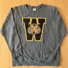 devirock 裏起毛トレーナー ブルー140