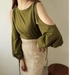 mideal オフショルダー トップス