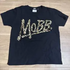 MOBB レオパードロゴ Tシャツ ブラック