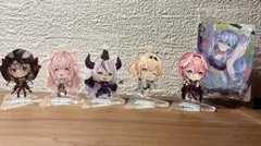 ホロライブ holoX アクスタ 5種コンプセット ラプラス 沙花叉 雪花ラミィ