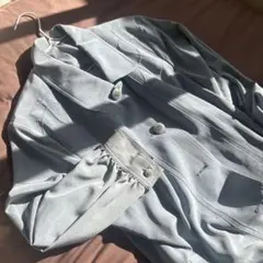 日本製ライトブルー 刺繍入りワンピース レディース 【レトロ】【ガーリー】