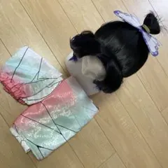 鬼滅の刃　胡蝶しのぶ　コスプレ衣装　ウィッグ付き