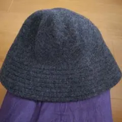 UNIQLO WOOLグレー バケットハット ONE SIZE