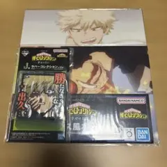 一番くじ ヒロアカ　幸せの上に I賞 キャンバス風ボード 2種 J賞 爆豪勝己①