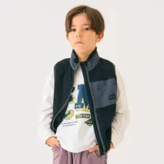 【新品タグ付き】90cm フリースベスト / minimal