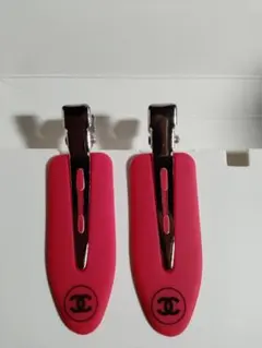 CHANEL シャネル ヘアクリップ ヘアピン 非売品 2本セット ノベルティ