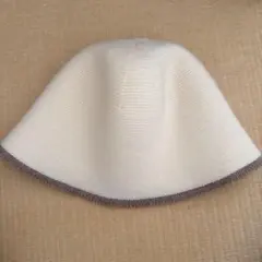 バケットハット ホワイト グレー 57cm