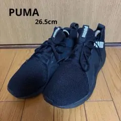PUMA プーマ ランニングシューズ エンゾウィーブ 26.5cm 黒