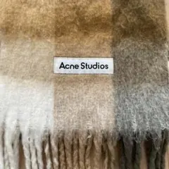 美品　Acne Studios チェック柄マフラー