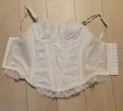 ホワイト レース コルセット