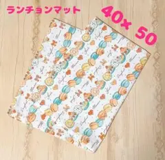 ランチョンマット ランチマット マカロン柄 40×50 ハンドメイド L-72