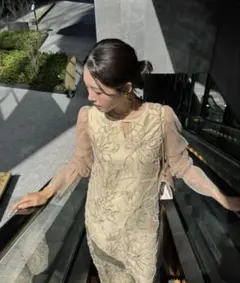 LERURE リルアー　Plume broderie balloon dressのサムネイル