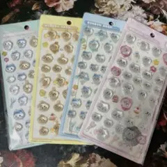 ボンボンドロップ風　3Dシール　4枚セット　ちいかわ